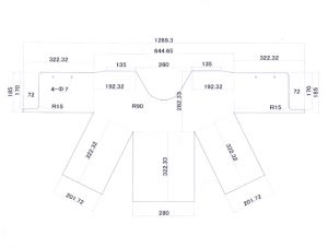 図面から展開図（部品図）を作成